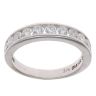 9ct White Gold 1.00ct Brilliant Cut Diamond Half Eternity Ring