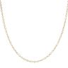 9ct Yellow Gold T-Bar Heart Belcher Chain 18"