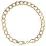 9ct Yellow Gold Curb Bracelet 9.5"