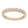18ct Yellow Gold 0.35ct Brilliant Cut Diamond Half Eternity Ring