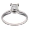 14ct White Gold 1.05ct Princess Cut Diamond Solitaire Ring