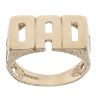 9ct Yellow Gold Curb Patterned Dad Ring