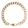 9ct Yellow Gold Curb Bracelet 8"