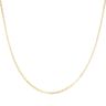 22ct Yellow Gold Flat Milan Chain 16"