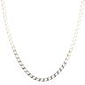 9ct Yellow Gold Square Curb Chain 18"