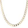 9ct Yellow Gold Curb Chain 22"