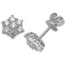 18ct White Gold 1.00ct Diamond Earrings
