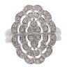 18ct White Gold 0.30ct Brilliant Cut Diamond Cluster Ring