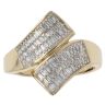9ct Yellow Gold 1.00ct Baguette Cut Diamond Wrap Ring