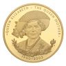 2022 1oz Queen Elizabeth: 1900-2002 The Queen Mother 250 Dollars Cook Islands Coin Proof Boxed