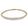 14ct Yellow Gold Cubic Zirconia Bangle