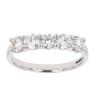 18ct White Gold Certificated 5 Stone Diamond Ring