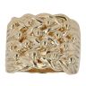 9ct Yellow Gold Four Row Keeper Ring