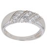 9ct White Gold Cubic Zirconia Fancy Ring