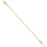 22ct Yellow Gold Bead Bracelet 7"