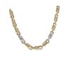 14ct Yellow And White Gold Fancy Chain 26"