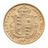 1892 Victoria Jubilee Head Shield UK Half Sovereign Coin