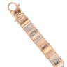 14ct Yellow White and Rose Gold Greek Key Bracelet 8"
