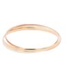 9ct Yellow White and Rose Gold Linked Bangle
