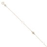 9ct Yellow Gold Alternating Disc and Bead Fancy Bracelet 7.5"