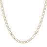 9ct Yellow Gold Double Curb Chain 18"