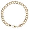 9ct Yellow Gold Curb Bracelet 8"