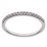 Platinum 0.20ct Brilliant Cut Diamond Half Eternity Ring