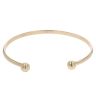 9ct Yellow Gold Plain Torque Bangle