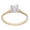 9ct Yellow Gold 1.15ct Brilliant Cut Lab Grown Diamond Solitaire Ring