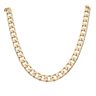 9ct Yellow Gold Curb Chain 22"