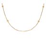 22ct Yellow And White Gold Bead Chain 18"