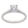 9ct White Gold 1.15ct Brilliant Cut Lab Grown Diamond Solitaire Ring