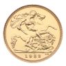 1982 Elizabeth II Decimal Portrait UK Half Sovereign Coin
