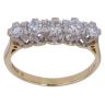 18ct Yellow Gold 0.75ct Round Brilliant Cut Diamond Five Stone Ring