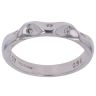9ct White Gold 0.07ct Brilliant Cut Diamond Five Stone Ring