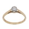 18ct Yellow Gold 0.10ct Diamond Solitaire Ring