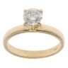 18ct Yellow Gold 0.90ct Diamond Solitaire Ring