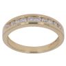 18ct Yellow Gold 0.33ct Brilliant Cut Diamond Half Eternity Ring