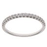 18ct White Gold 0.25ct Brilliant Cut Diamond Half Eternity Ring