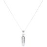 14ct White Gold 0.50ct Brilliant Cut Diamond Pendant And Chain 18"