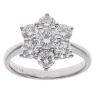 18ct White Gold 1.88ct Brilliant Cut Diamond Daisy Cluster Ring