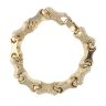 9ct Yellow Gold Spanner Style Patterned 7.5"