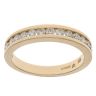 18ct Yellow Gold 0.50ct Brilliant Cut Diamond Half Eternity Ring