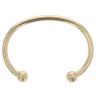 9ct Yellow Gold Plain Torque Bangle