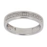 9ct White Gold 0.05ct Diamond 3mm Wedding Band