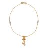 22ct Yellow and White Gold Dropper Beaded Fancy Bracelet 7"