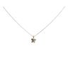 14ct Yellow Gold Child's Cubic Zirconia Butterfly Pendant & Chain