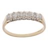 9ct Yellow Gold 0.25ct Brilliant Cut Diamond Seven Stone Ring