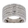 18ct White Gold 1.00ct Brilliant Cut Diamond Fancy Ring