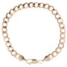 9ct Yellow Gold Curb Bracelet 9"